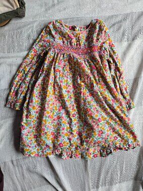 Girls long sleeve floral dress